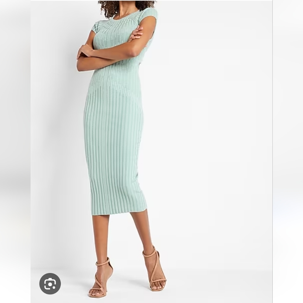 Express midi sweater dress